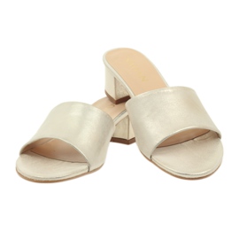 Chinelos dourados Sagan 2554 5