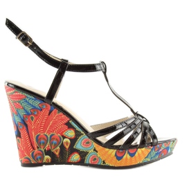 Sandálias pretas pretas BL201 pretas preto 1