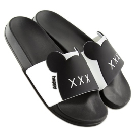Chinelos de silicone XoXo preto J10761B Preto 2