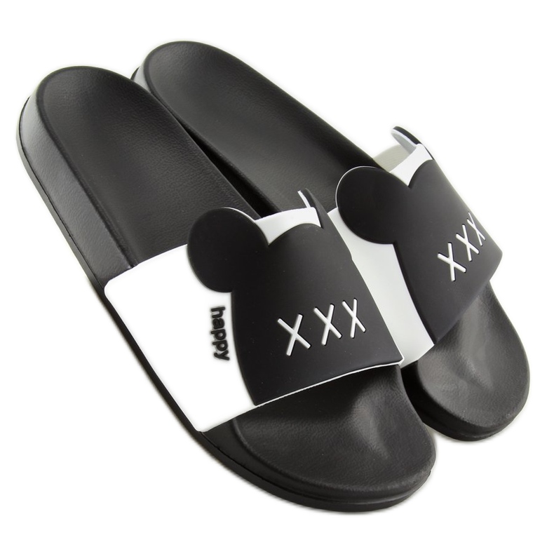 Chinelos de silicone XoXo preto J10761B Preto 2