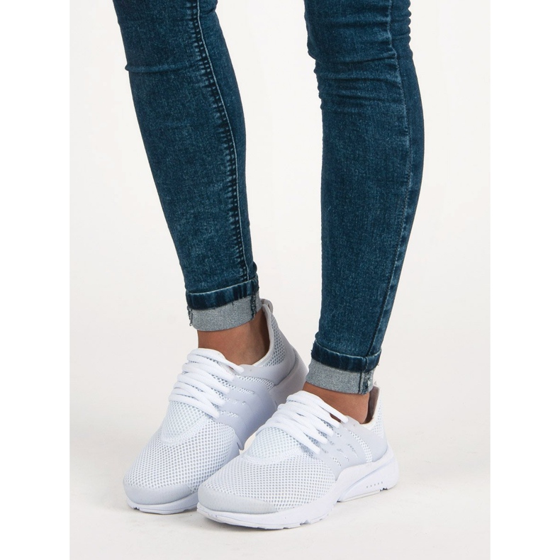 Rapter Tênis esportivo com salto branco 1