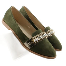 Lordes elegantes com zircônias cúbicas JH20P Verde 2