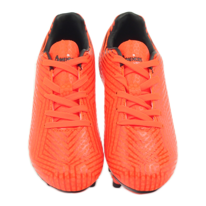 American Club chuteiras esportivas americanas sapatos infantis 170601 laranja 3