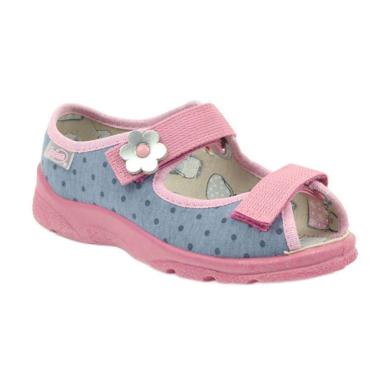 Sandálias de menino Befado 969x093 cinza rosa 1