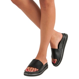 Bestelle chinelos pretos de senhora 1