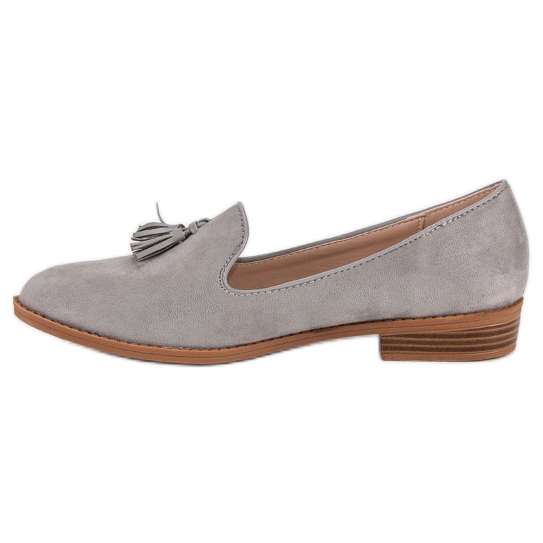 SDS Senhores de camurça na moda cinza 1