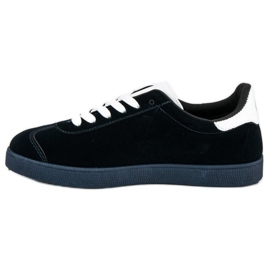 Tênis de camurça MCKEYLOR branco azul marinho 1