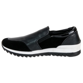 Tênis esportivos slip-on Vinceza preto 1