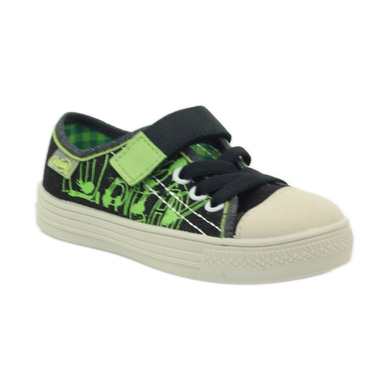 Tênis Befado 429x005 preto verde 1