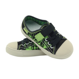 Tênis Befado 429x005 preto verde 3