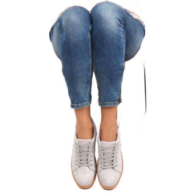 Trepadeiras na sola de borracha K-95 LT cinza 2