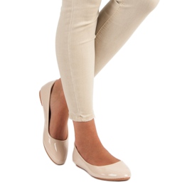 Diamantique Bailarinas lacadas castanho 1