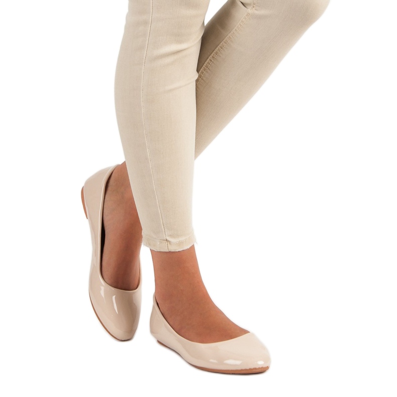 Diamantique Bailarinas lacadas castanho 1