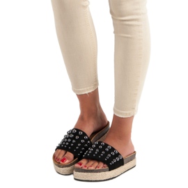 Sergio Todzi chinelos de moda feminina preto 1