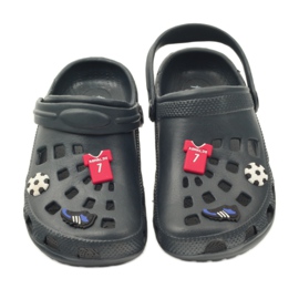 American Club Os chinelos de criança de kroks americanos de Ronaldo multicolorido 3