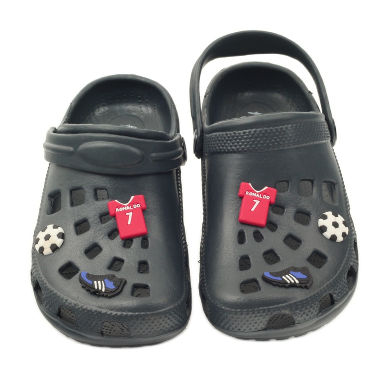 American Club Os chinelos de criança de kroks americanos de Ronaldo multicolorido 3