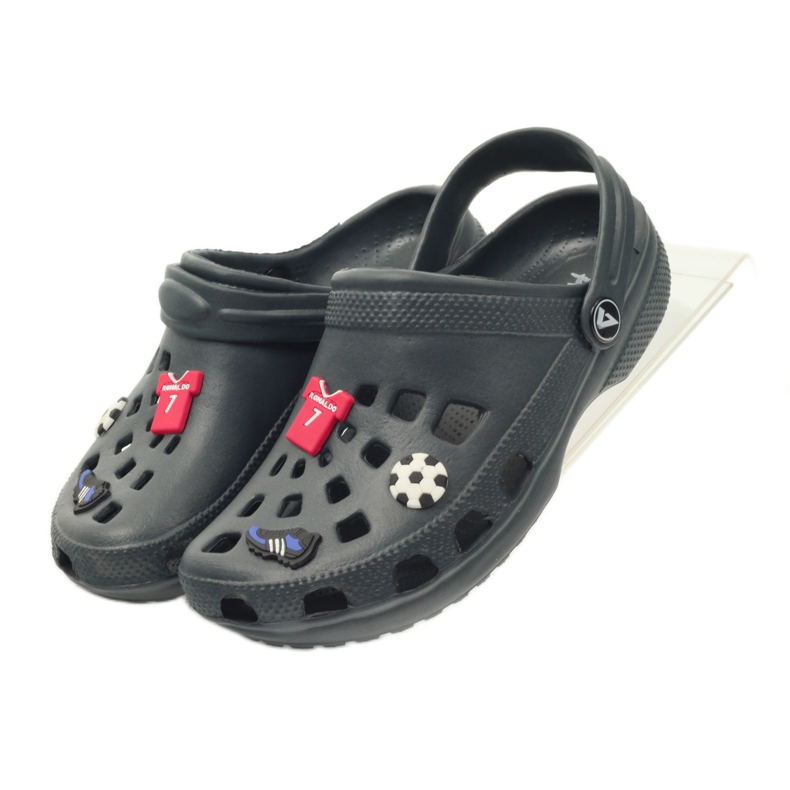 American Club Os chinelos de criança de kroks americanos de Ronaldo multicolorido 4