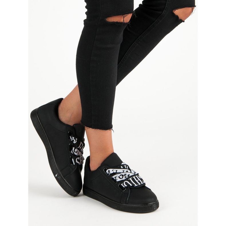 Tênis Moda Preta preto 1