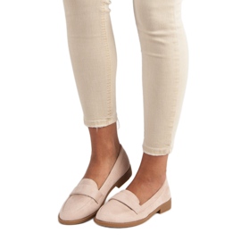 Small Swan Mocassins de camurça castanho 1