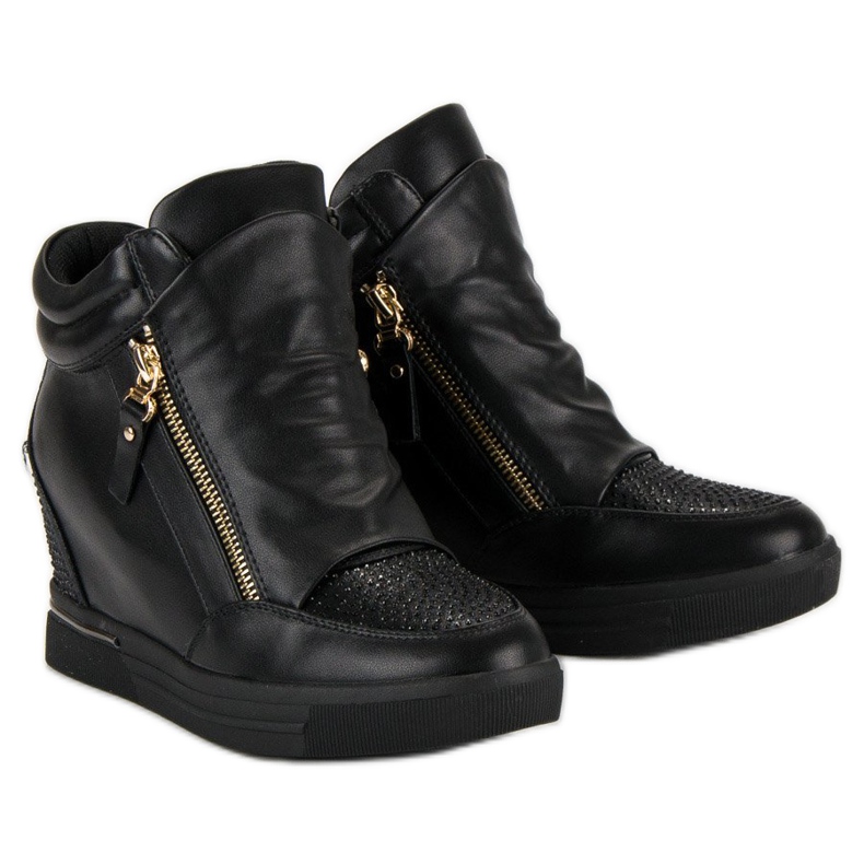 Tênis elegantes, tênis preto 1