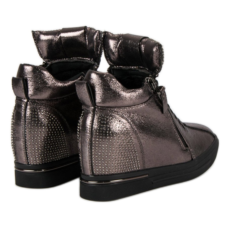 Tênis grafite com zíper multicolorido 2