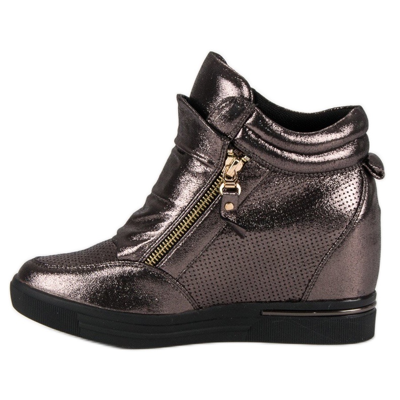 Tênis de cunha multicolorido 1