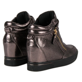 Tênis de cunha multicolorido 2