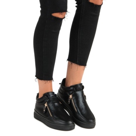 Lgm Tênis preto com zíper 1 Lgm Tênis preto com zíper 1