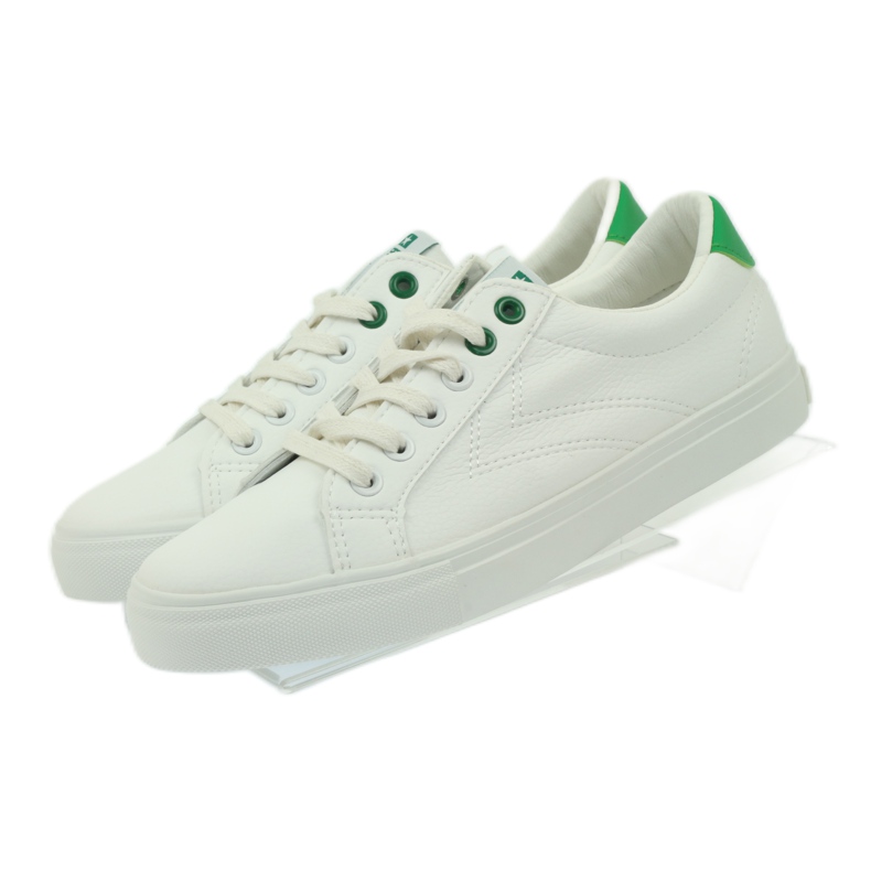 Tênis branco BIG STAR 274209 verde 4