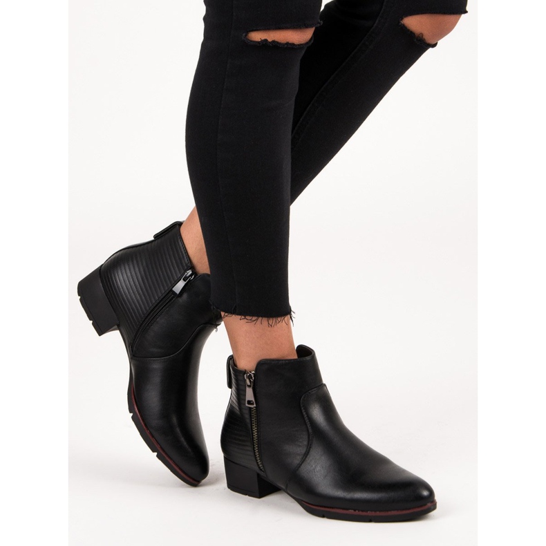 Sea Elves Botas pretas femininas preto 1
