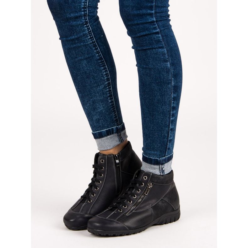 Botas esportivas para mulheres preto 1