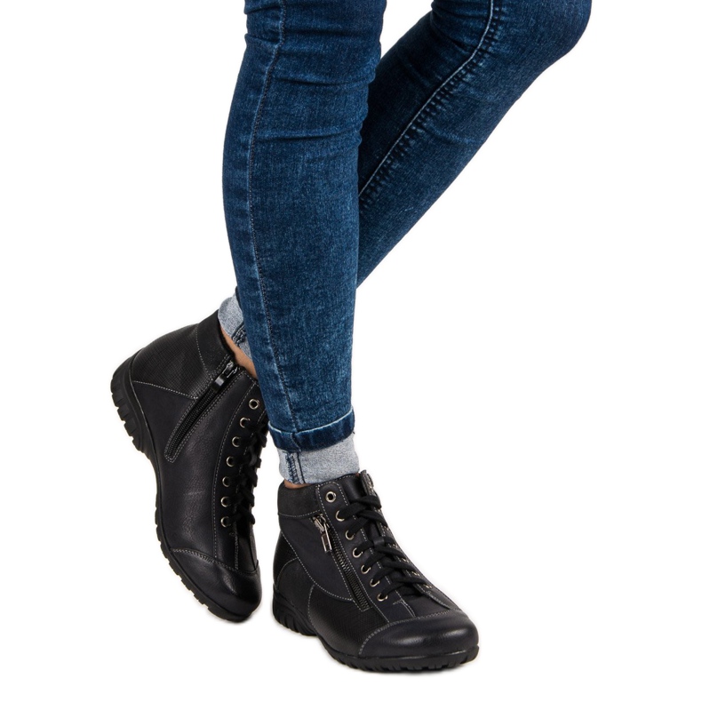 Botas esportivas para mulheres preto 2