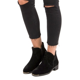 Botas de cowboy de mulher preto 1