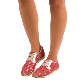 Kylie Tênis amarrados na moda vermelho 1