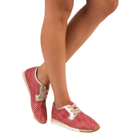 Kylie Tênis amarrados na moda vermelho 2