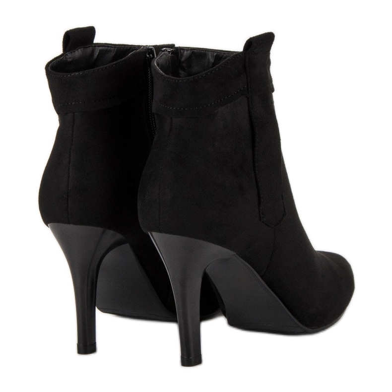 Botas clássicas de salto alto preto 1 Botas clássicas de salto alto preto 1