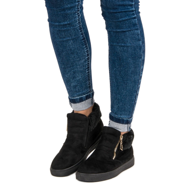 Sport Tênis preto acima do tornozelo 1