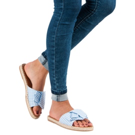 Seastar chinelos xadrez azuis azul 2 Seastar chinelos xadrez azuis azul 2