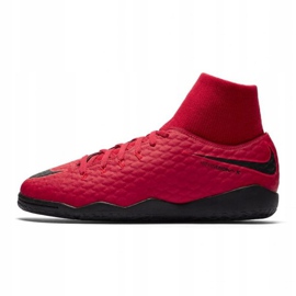 Sapato interior Nike HypervenomX Phelon vermelho vermelho 1