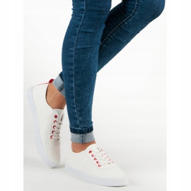 Kylie Tênis Openwork Tied branco 2