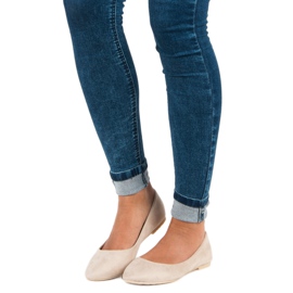 Seastar Bailarinas de camurça bege 1