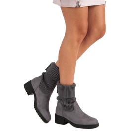 Seastar Botas de cano alto cinza 1 Seastar Botas de cano alto cinza 1