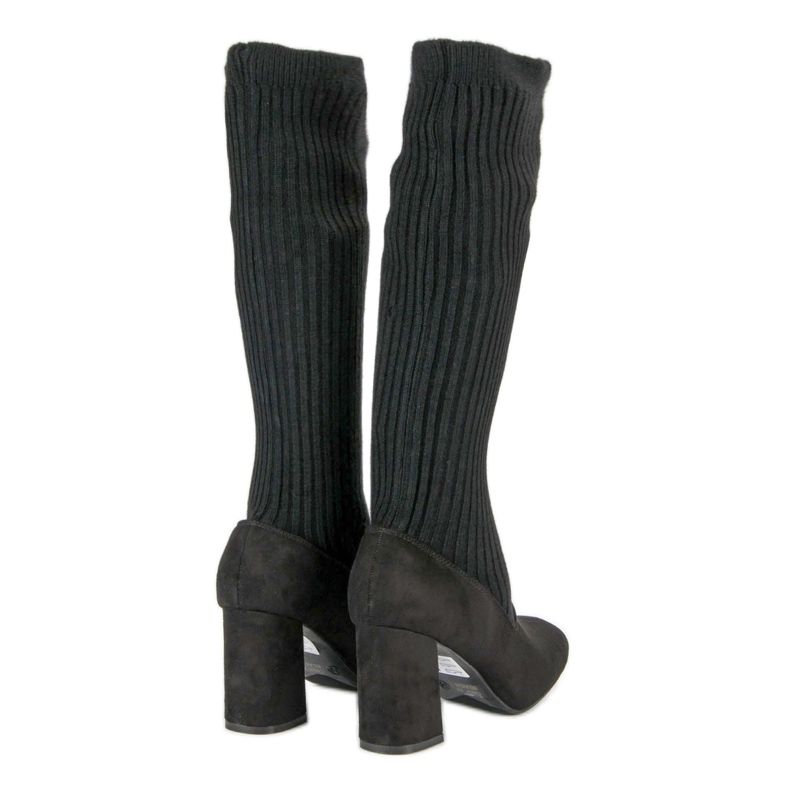 Seastar botas pretas ajustadas preto 1