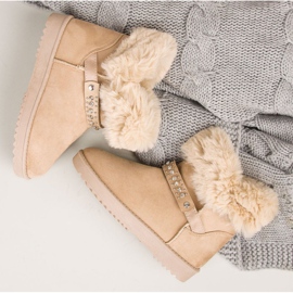 Seastar Mukluki com pelo marrom 1