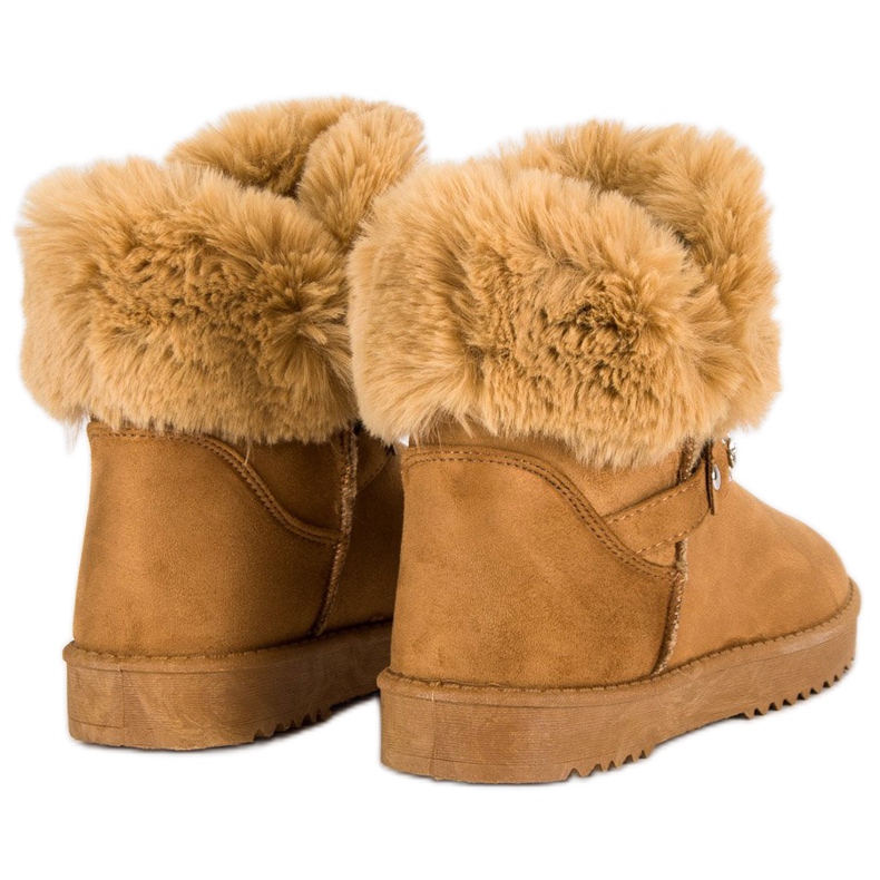 Seastar Mukluki com pelo castanho 1