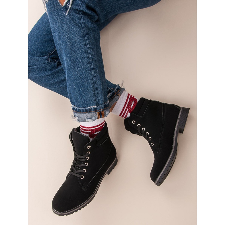 Caçadores femininos clássicos preto 1