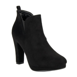 Small Swan Botas pretas femininas preto 1