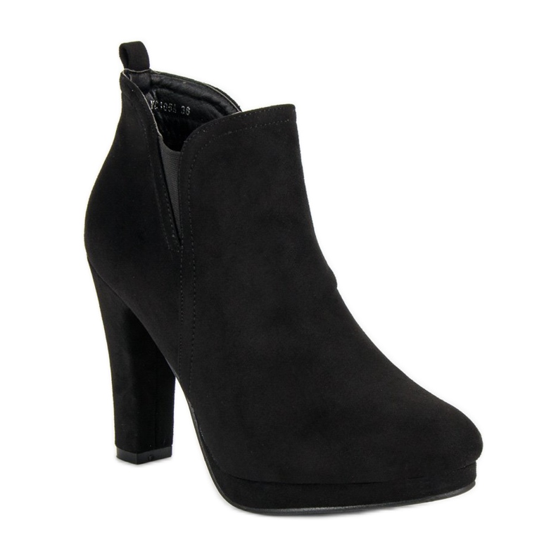 Small Swan Botas pretas femininas preto 1