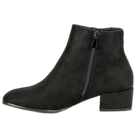 Botas baixas femininas preto 1