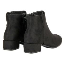 Botas baixas femininas preto 2